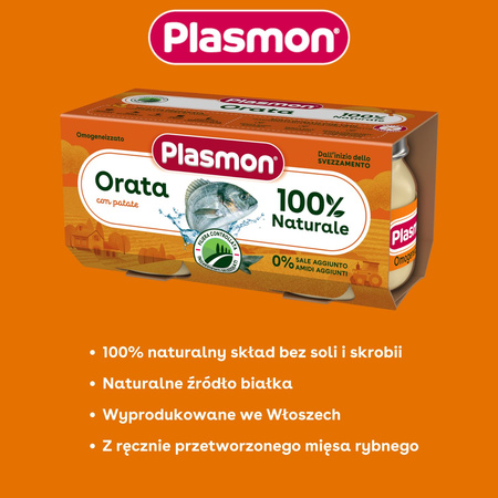 PLASMON Obiadek Dorada z ziemniaczkami 2x80g