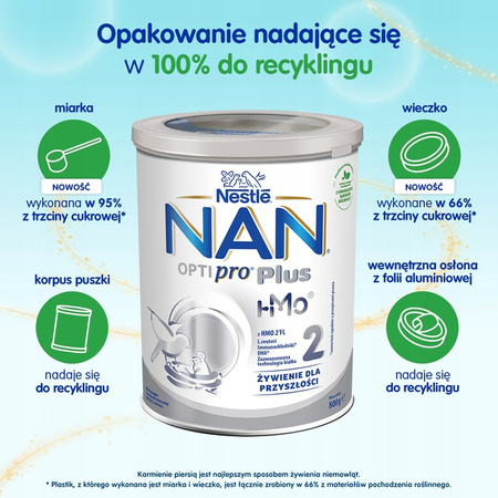NAN OPTIPRO 2 PUSZKA 800g x 6 sztuk