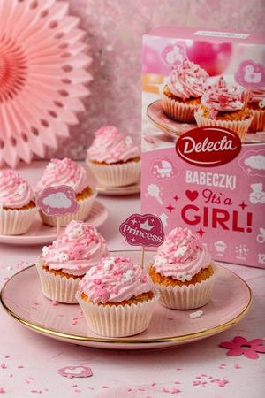 DELECTA Babeczki Its'a Girl, 293g