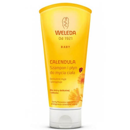 WELEDA Szampon i płyn do mycia ciała dla niemowląt. 200ml