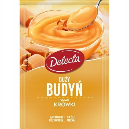DELECTA Budyń o smaku Krówki, 64g