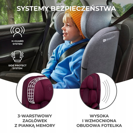 KINDERKRAFT Fotelik samochodowy Oneto Cherry Pearl