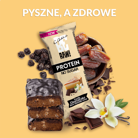 Baton Proteinowy - sernik waniliowy, 28% białka, 6x40g