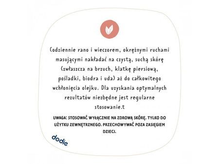 DODIE Olej na roztępy dla kobiet w ciąży 100 ml