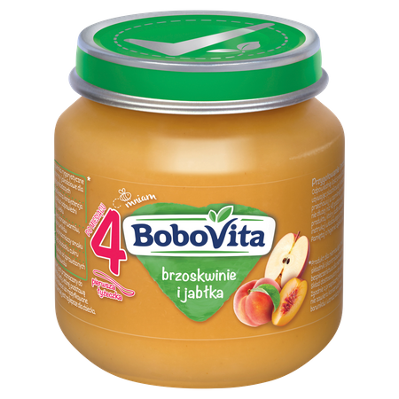 BOBOVITA Brzoskwinie i jabłka, 125g