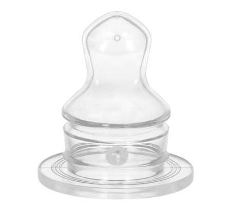 WEE BABY Smoczek silikonowy ortodontyczny do butelek 0m+