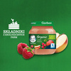 GERBER Organic jabłko-malina 125g x 6 sztuk