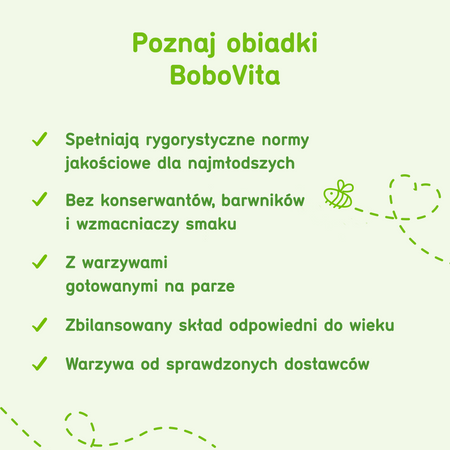 BOBOVITA Bukiet warzyw z kurczakiem, 190g
