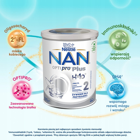 NAN OPTIPRO 2 PUSZKA 800g x 6 sztuk