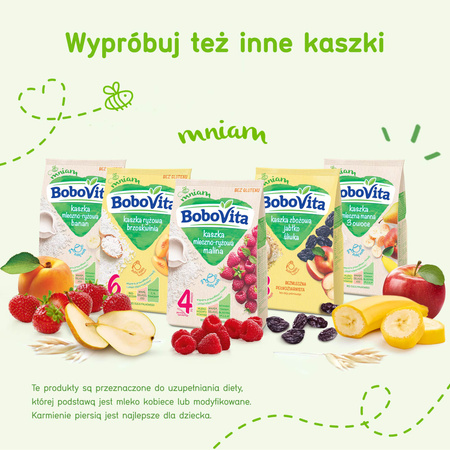 BOBOVITA Porcja Zbóż mlcz 3 zboża mal-tru-ban,210g