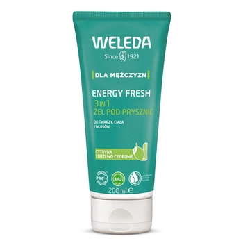 WELEDA Żel pod prysznic MEN ENERGY Fresh 200ml